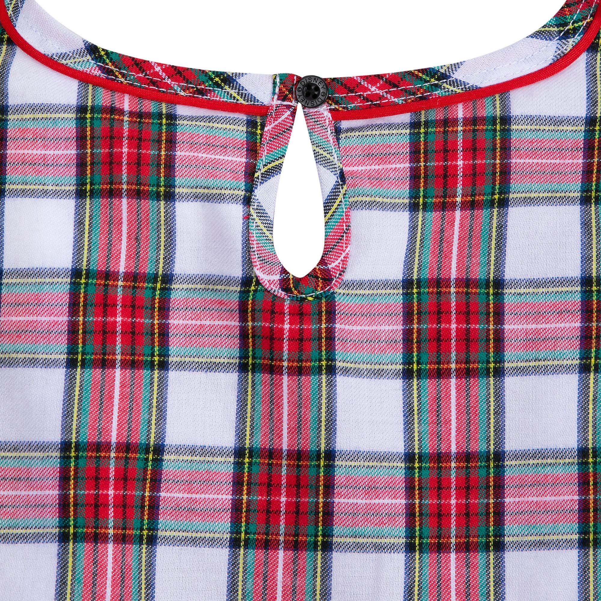 Disney Minnie Mouse Holiday Plaid Nightshirt for Girls, Size 4