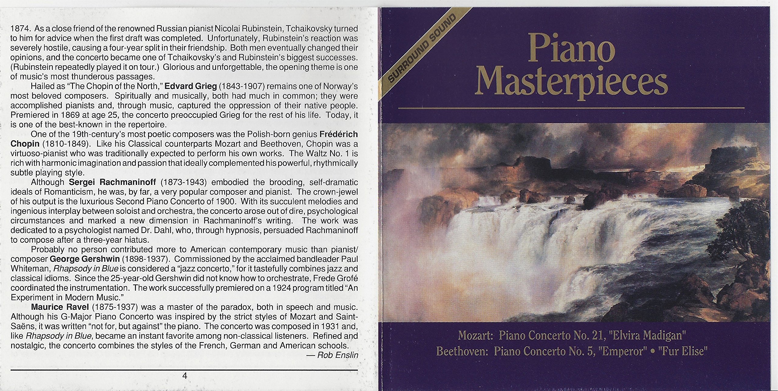 Piano Masterpieces [Audio CD]