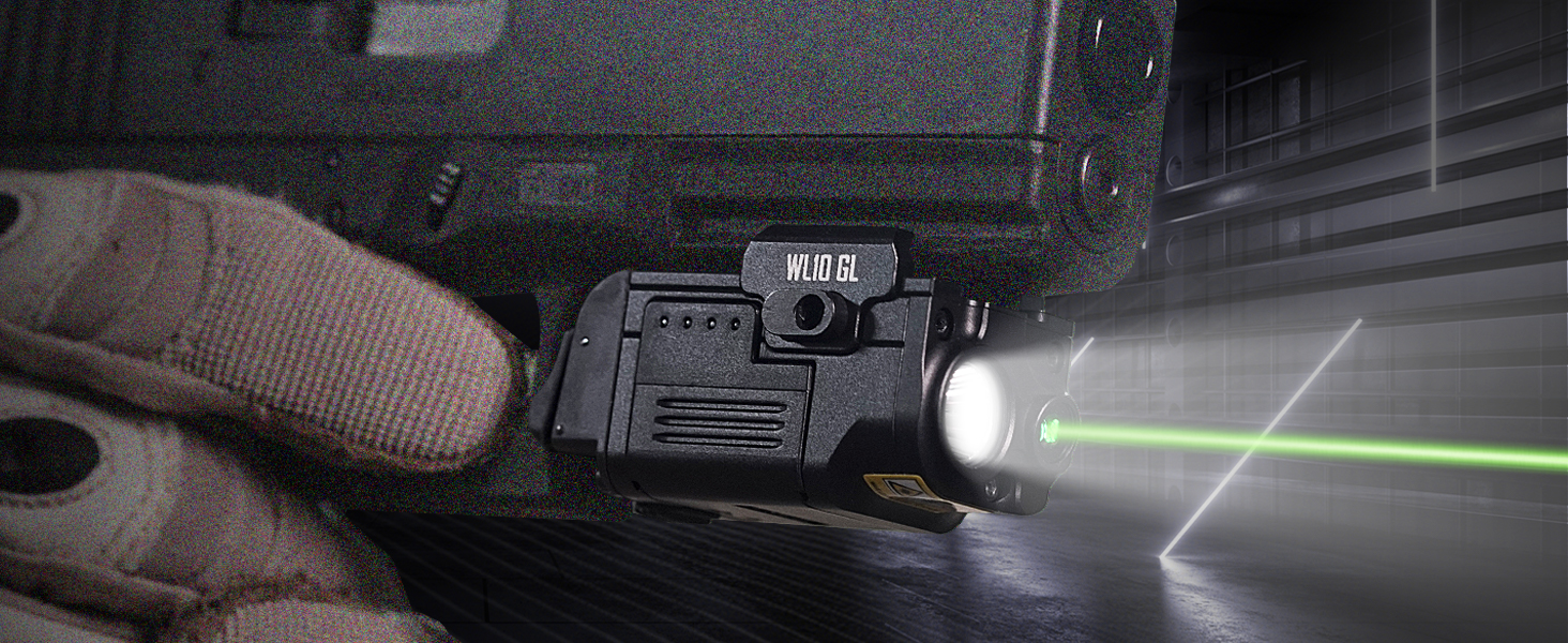Amazon.com: AIMWIN WL10 GL Tactical Light Combo 900 Lumens Weapon