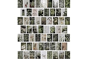 Aesthetic Wall Collage Kit | Set of 60 Vintage Bohemian Prints |...