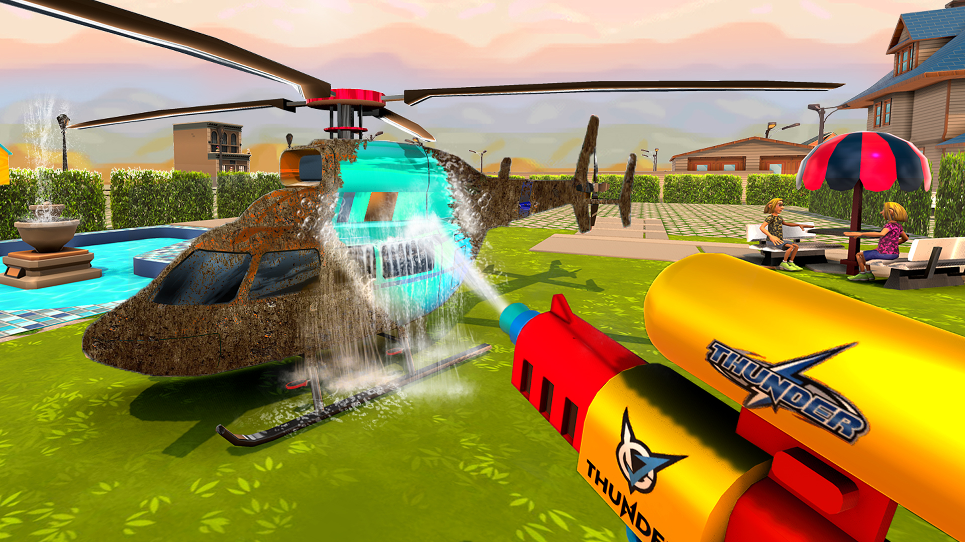 Power Washing Simulator Pressure Car Wash Games, ASMR Washing, Car