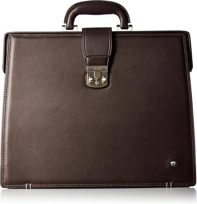 【良品 希少】ミラ　ショーン　レザーダレスバッグ　ベージュ　鍵付き Amazon.co.jp: [ミラショーン] ビジネスバッグ ダレスバッグ