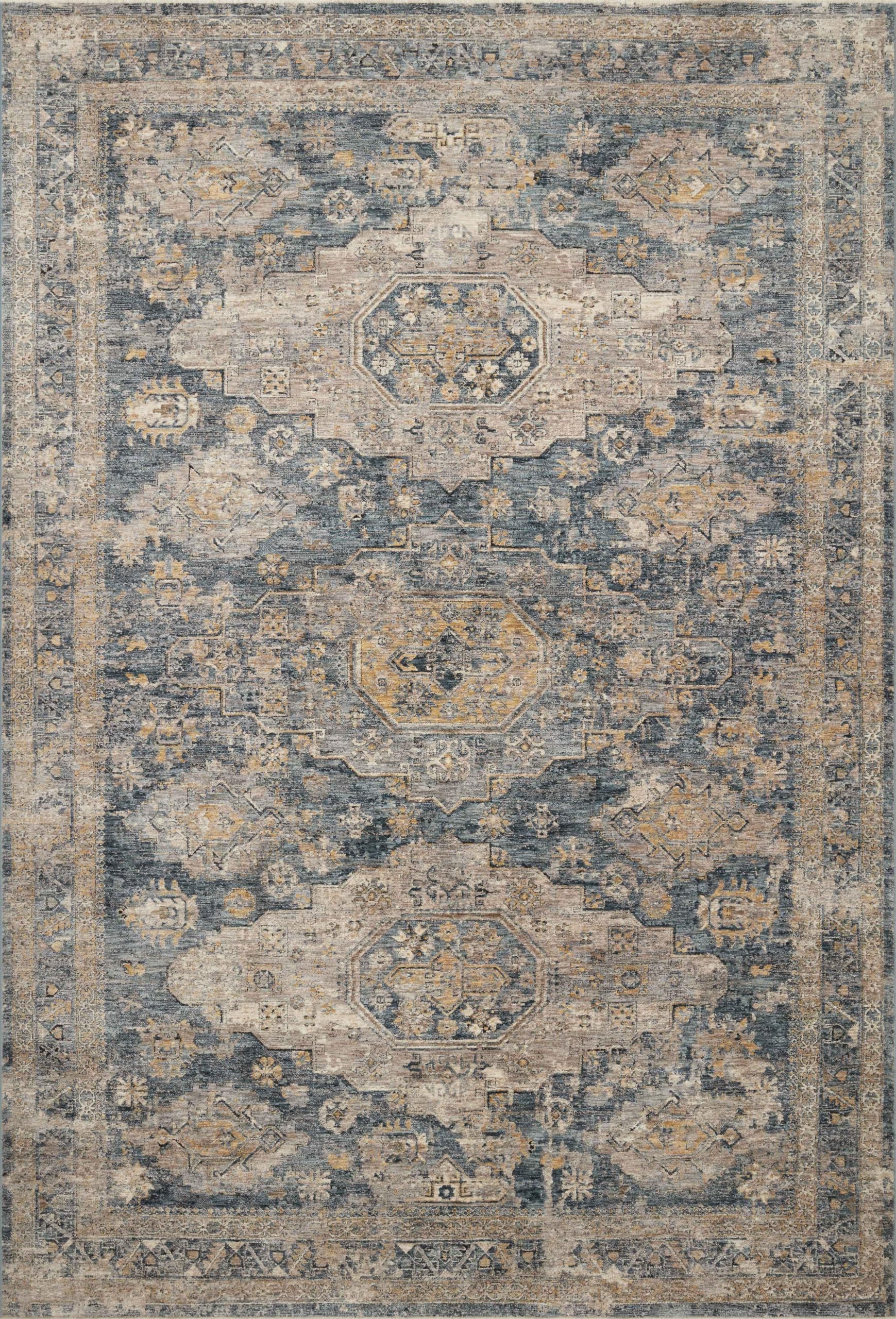 Loloi Gaia Denim/Taupe 2'-6" x 10'-0" Runner Rug