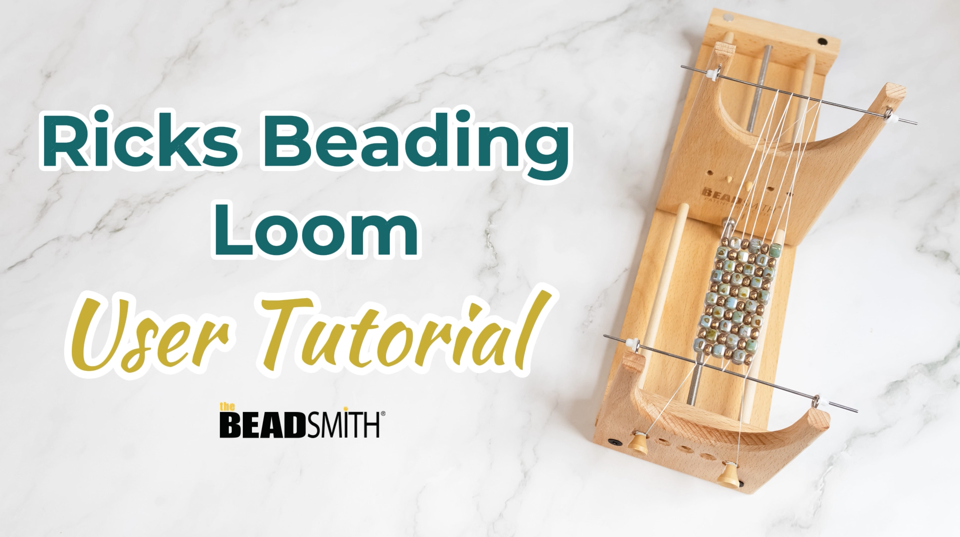 Little Ricky Beading Loom - Métier à Tisser Perles Compact Pour Projets Jusqu'à 8.5 Pouces