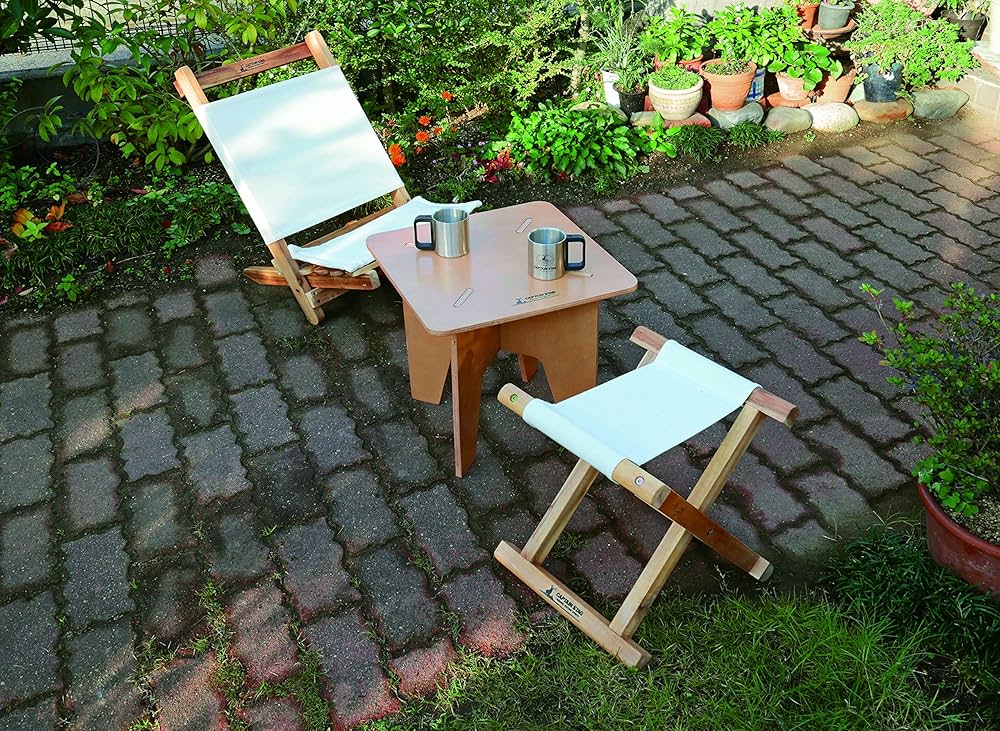 キャプテンスタッグ キャンプ バーベキュー　ローテーブル  丸テーブル どんなキャンプ・BBQシーンでも便利なアウトドアテーブル