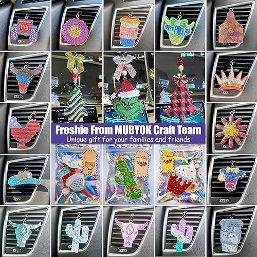 Miniatura 4 de MUBYOK Cuentas de aroma sin perfume de alta calidad de 18 libras para bricolaje de autos Freshies Eva Beads suministros a granel