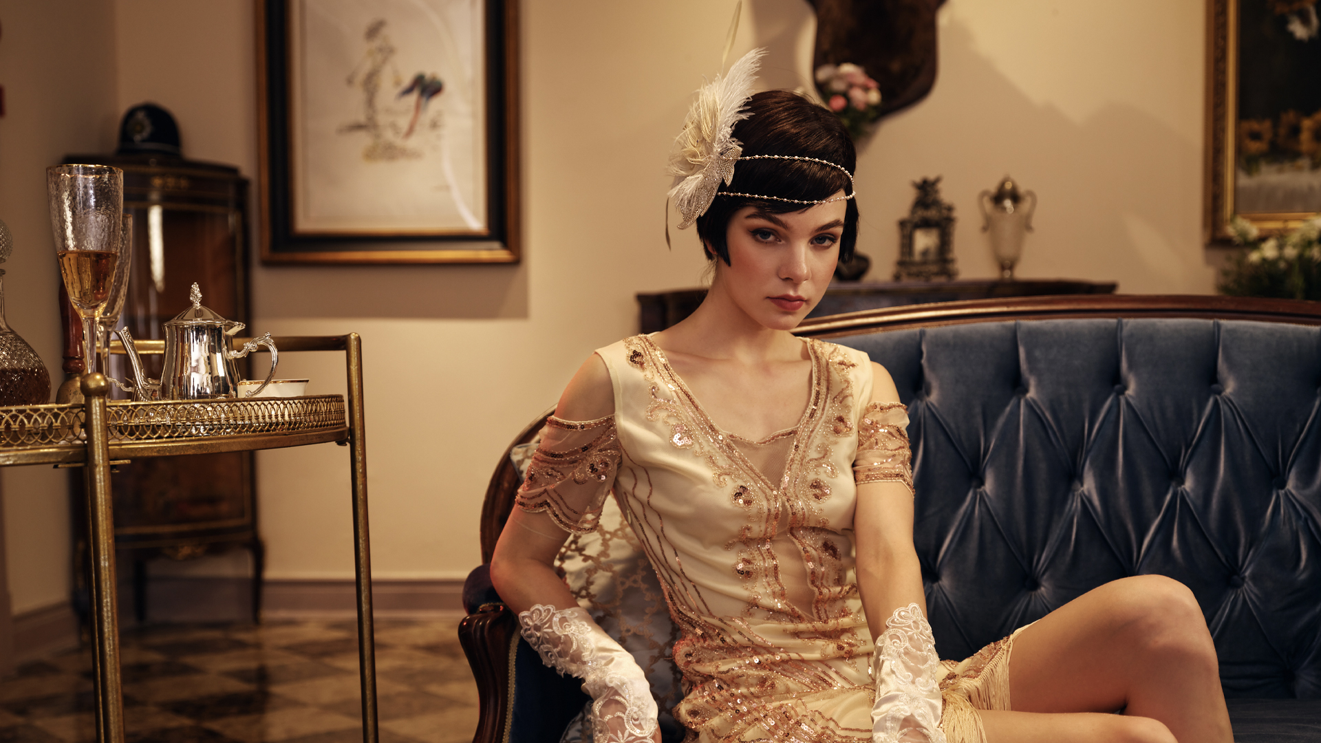 Amazon.com: BABEYOND Art Deco 1920s Flapper Headpiece 