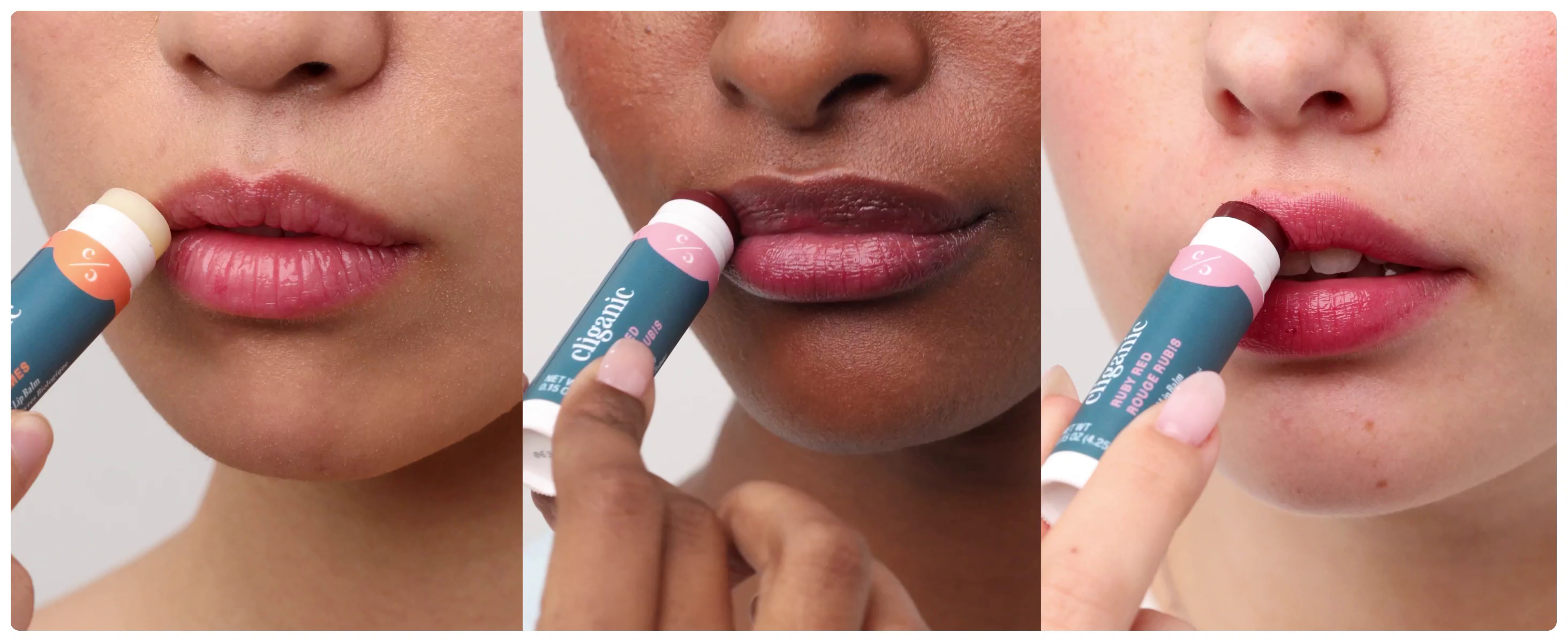 Cliganic Organic Lip Balm Set (Fresh Picked, 8 Flavors) - 100% Natural Moisturizer for Cracked & Dry Lips