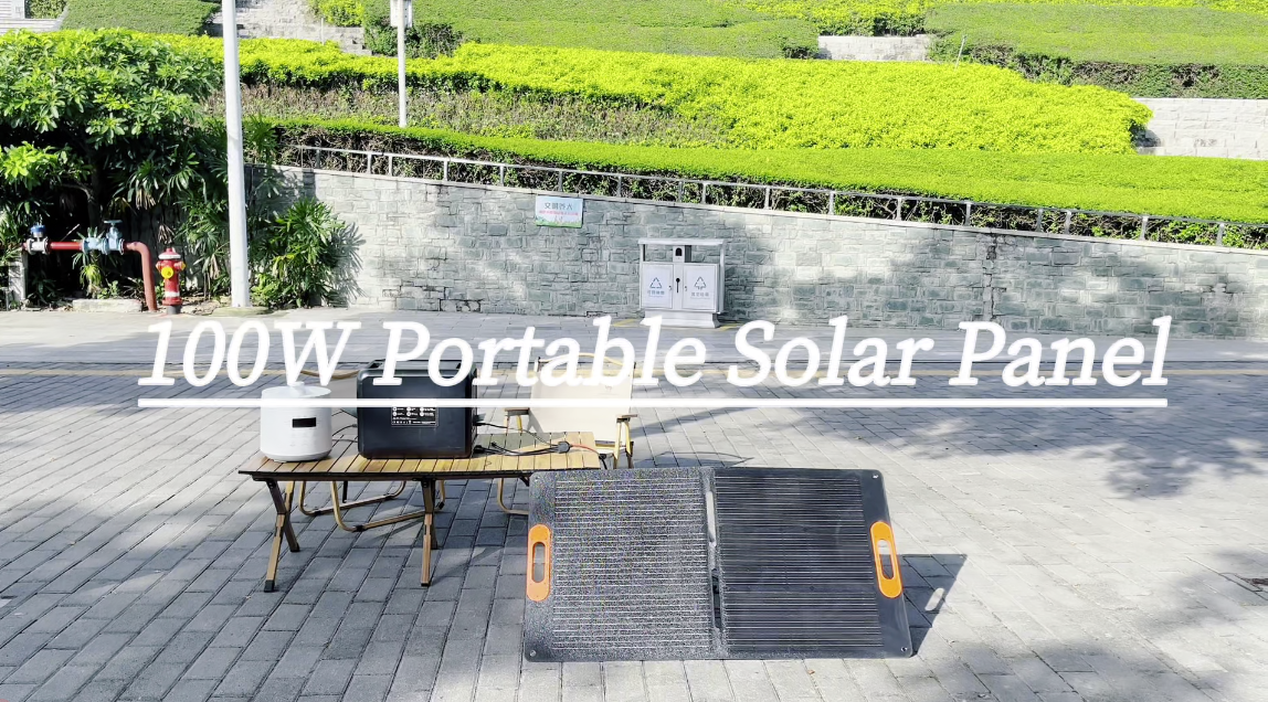 Amazon.com : VLAIAN 100W Portable Solar Panel for Power Station