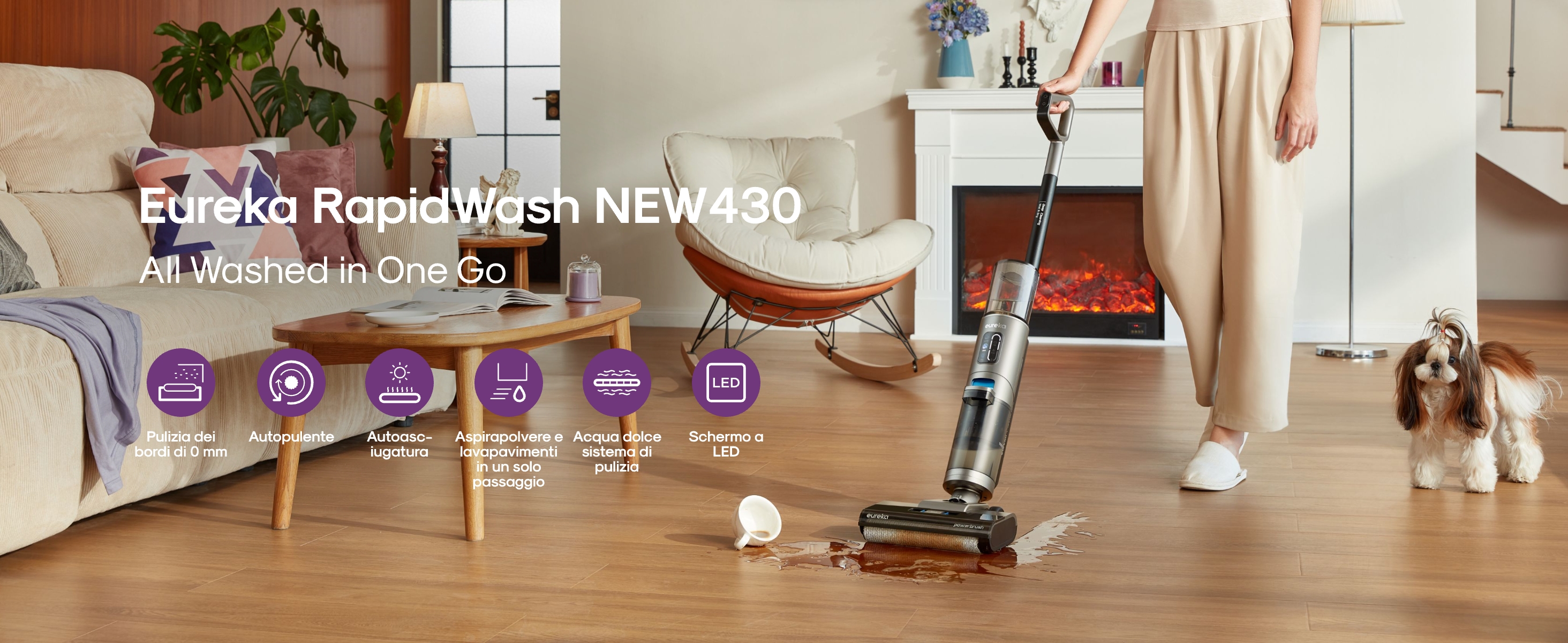 Detergente Eureka NEY100 Per Lavatappeti - Formula Concentrata Per Macchie E Pasticci, 450ml - Foto 14