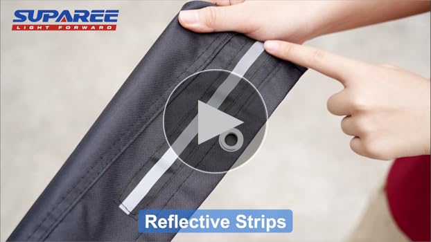 Wasserdichte Anhängerabdeckung 214x122cm - 600D Oxford Mit Reflektorstreifen