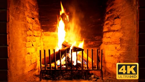 fire place screensaver 4k