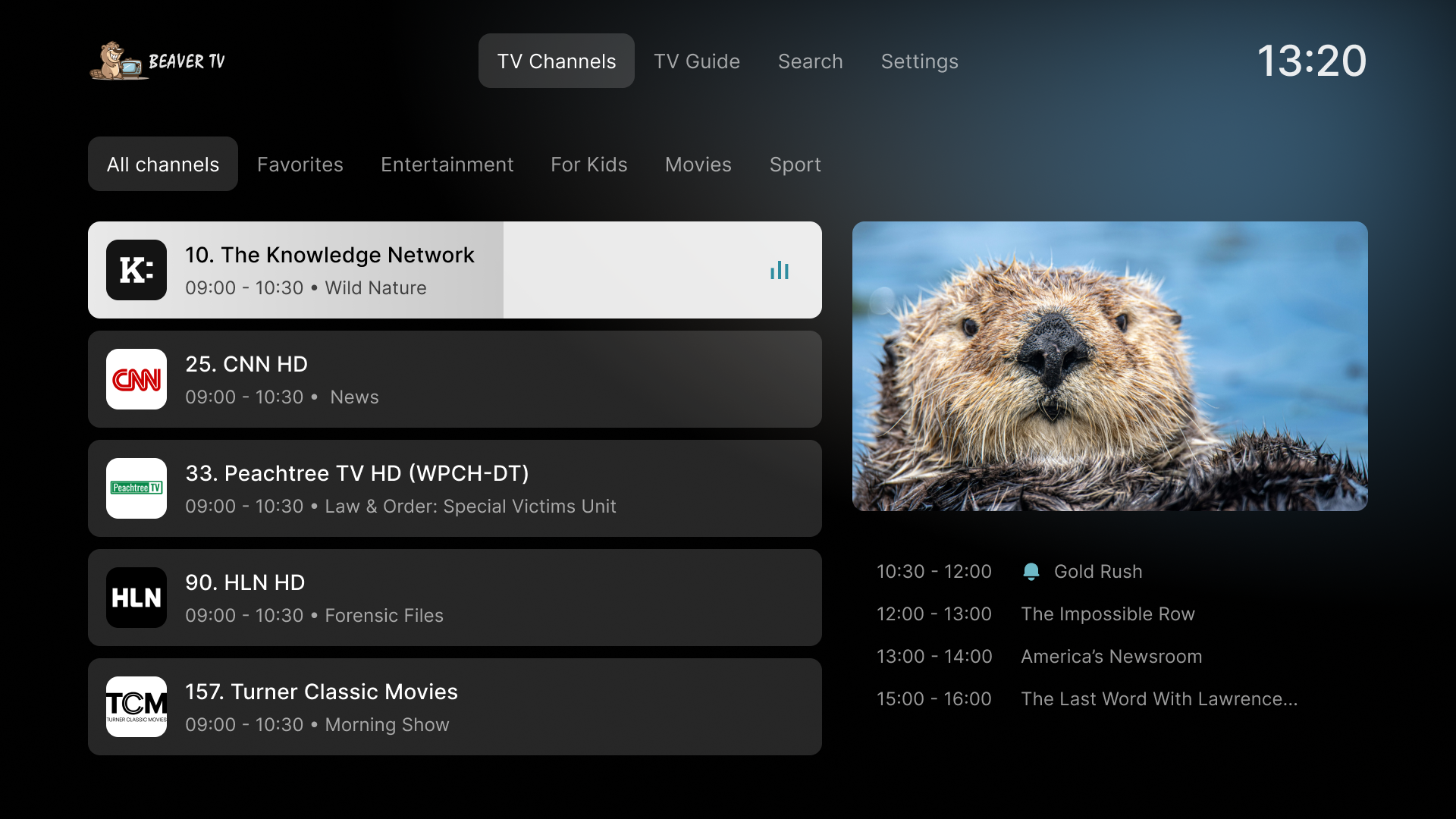 Beaver TV - App on Amazon Appstore