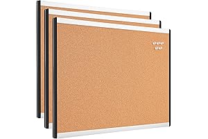Amazon Basics Cork Board Trio: A Functional and Versatile Display Solution