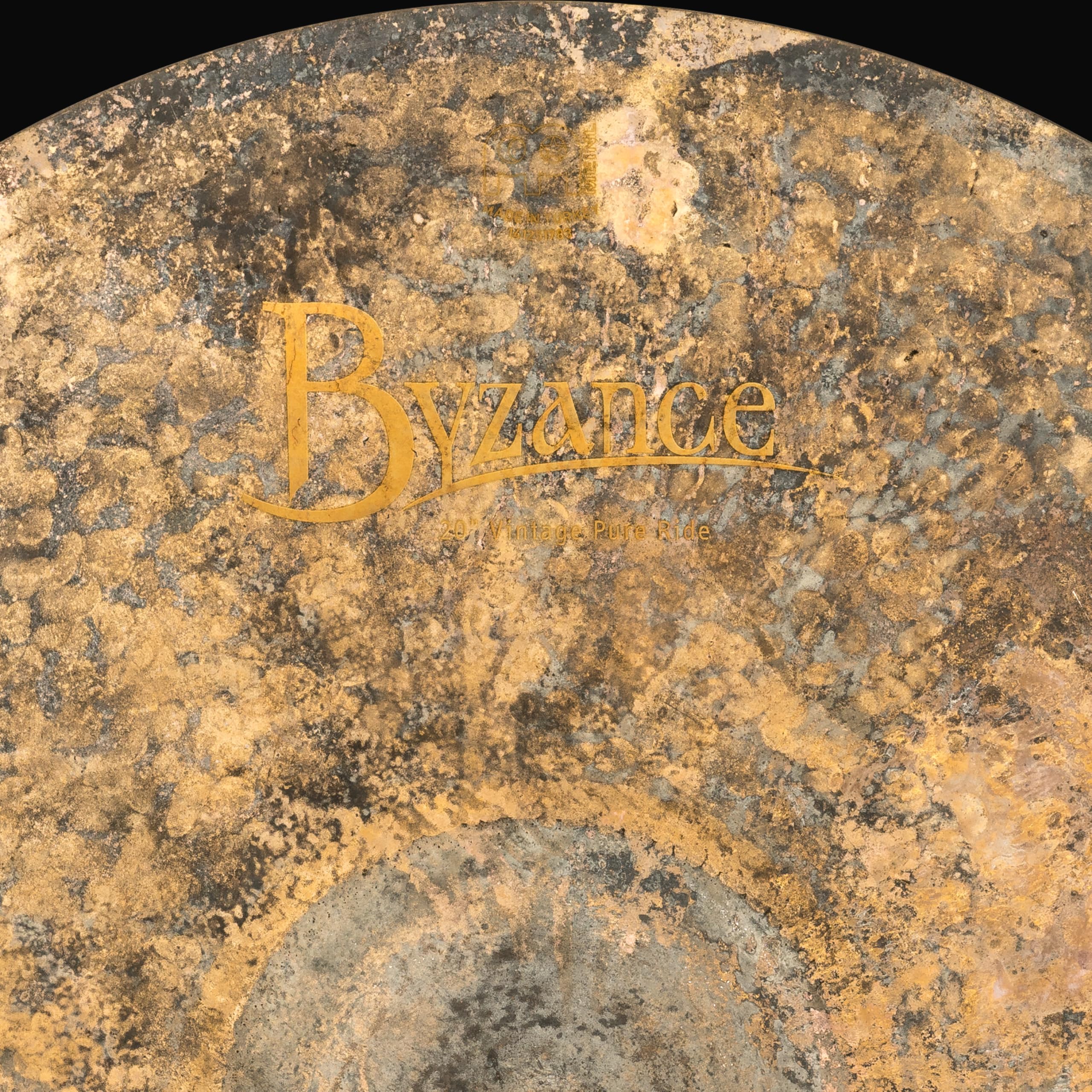 Meinl Cymbals Byzance Vintage Cymbale Pure Ride 20 pouces (Vidéo) pour Batterie (50,80cm) Bronze B20, Finition Vintage (B20VPR)
