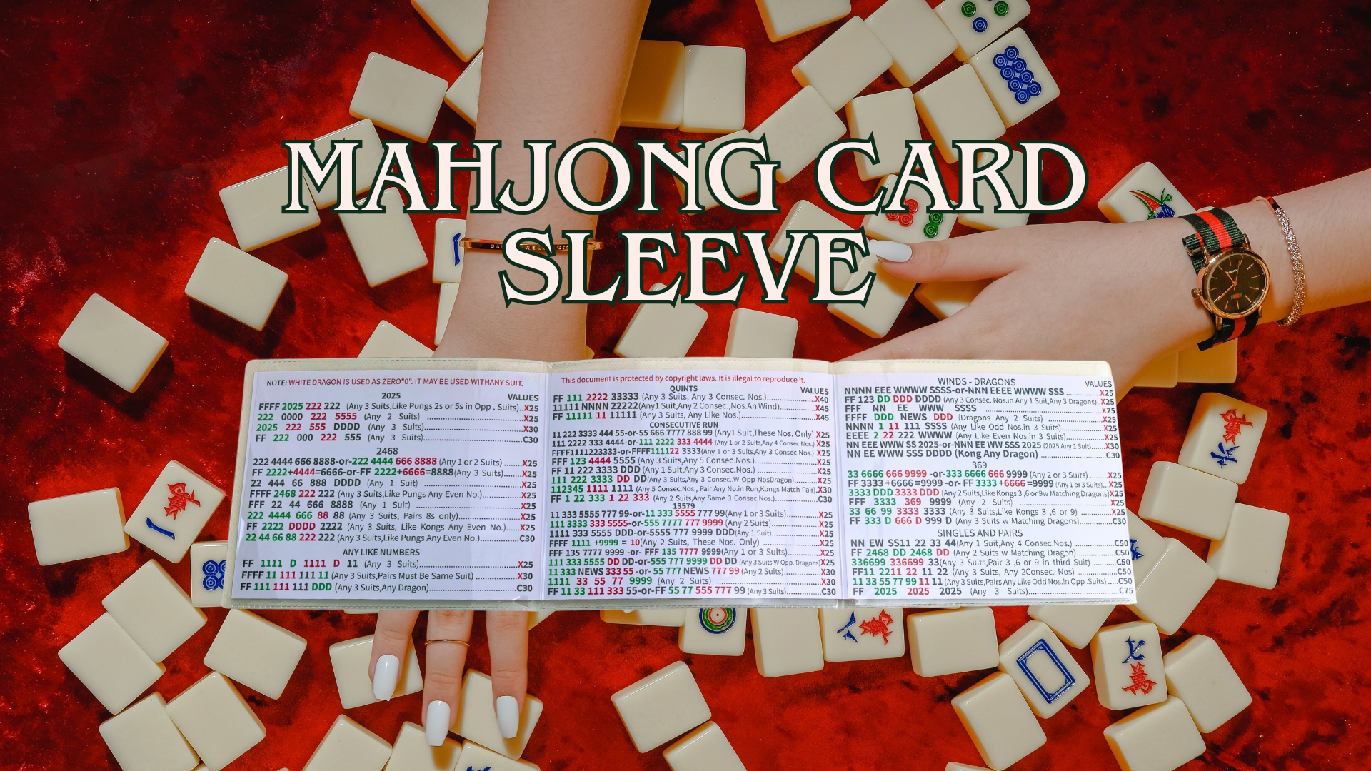 Amazon.com: 2026 MahjongCard Sleeves 4PCS, Transparent Plastic