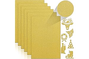 Gold Glitter Cardstock Paper: Premium Shimmer for Crafts