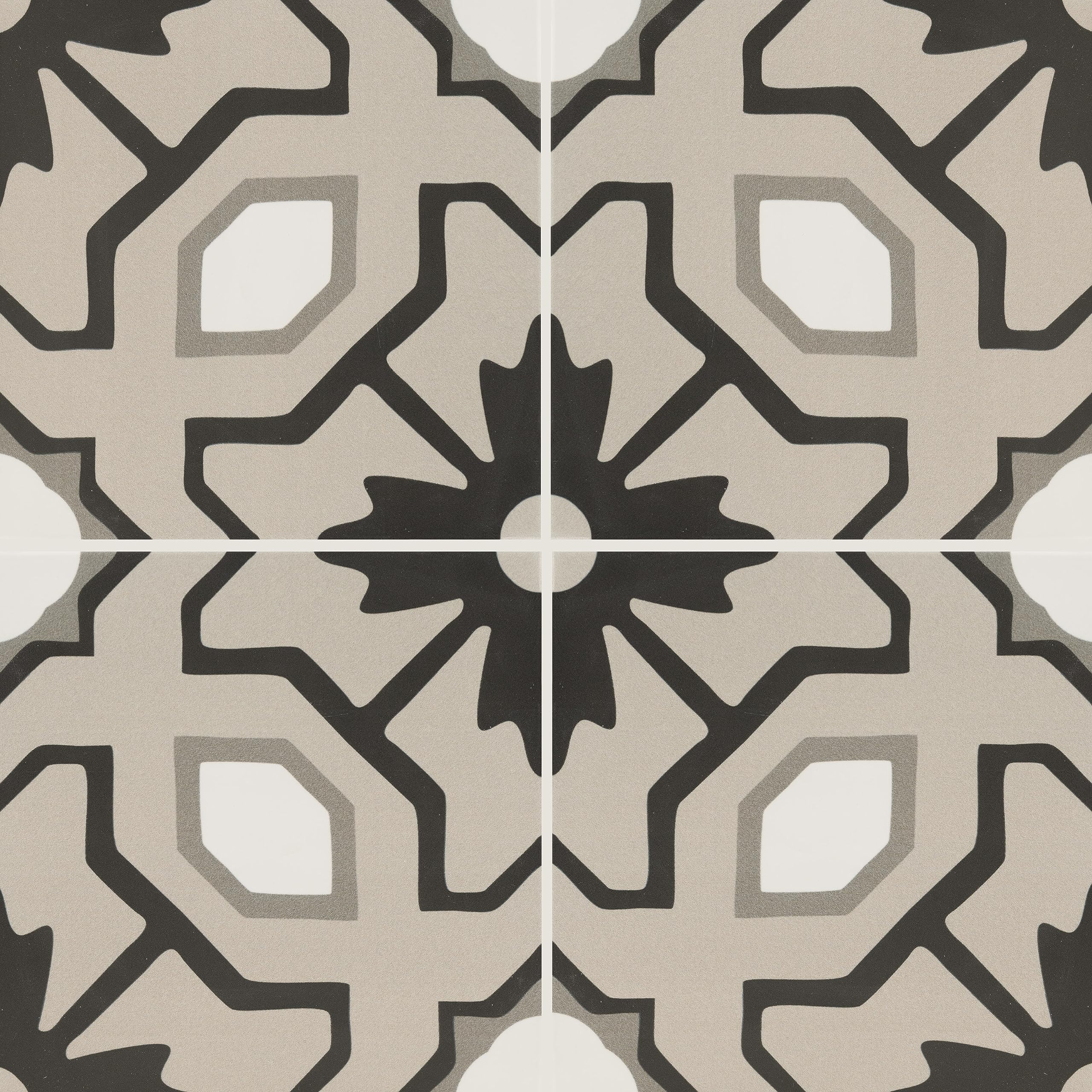 MSI Tahari 8 in. x 8 in. Encaustic Matte Porcelain Floor and Wall Tile for Bathroom, Kitchen Backsplash, Accent Wall, and Shower