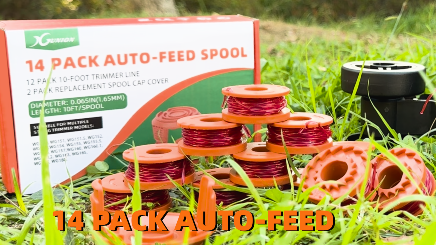 Amazon.com : Xgunion Trimmer Spool Line for Worx 14 Pack WA0010
