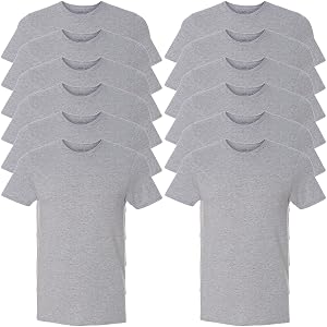 Fruit of The Loom Mens Eversoft Cotton T Shirts Breathable Moisture Wicking with Odor Control Sizes S-4x