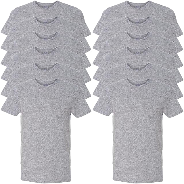 Fruit of The Loom Mens Eversoft Cotton T Shirts Breathable Moisture Wicking with Odor Control Sizes S-4x