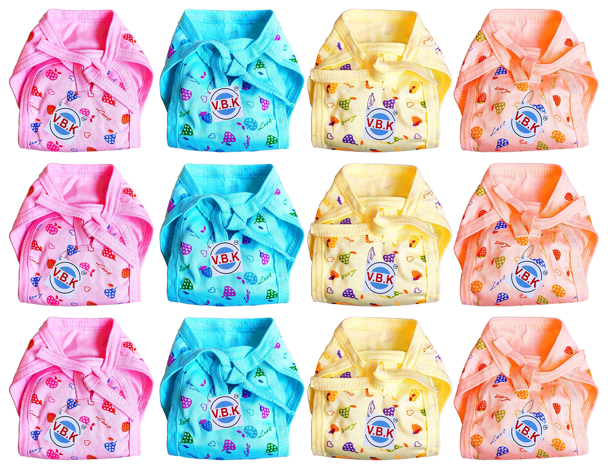 V.B.K Baby Nappy (Langot) (Cloth Diaper), Pack Of 12 Piece, Hosiery Soft Fabric (18 to 24 Months)-image-32