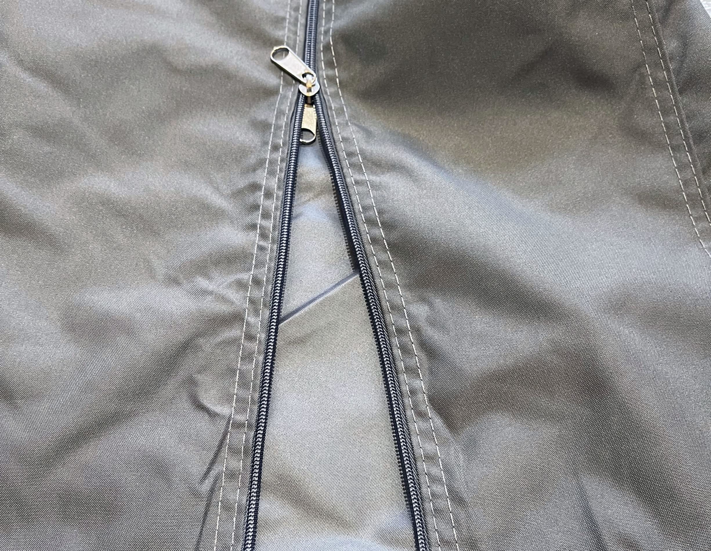 Quick Star Lot de 2 parois latérales avec Fermeture Éclair 250 x 192 cm pour tonnelle Nice 3 x 3 m Paroi latérale Gris RAL 7012