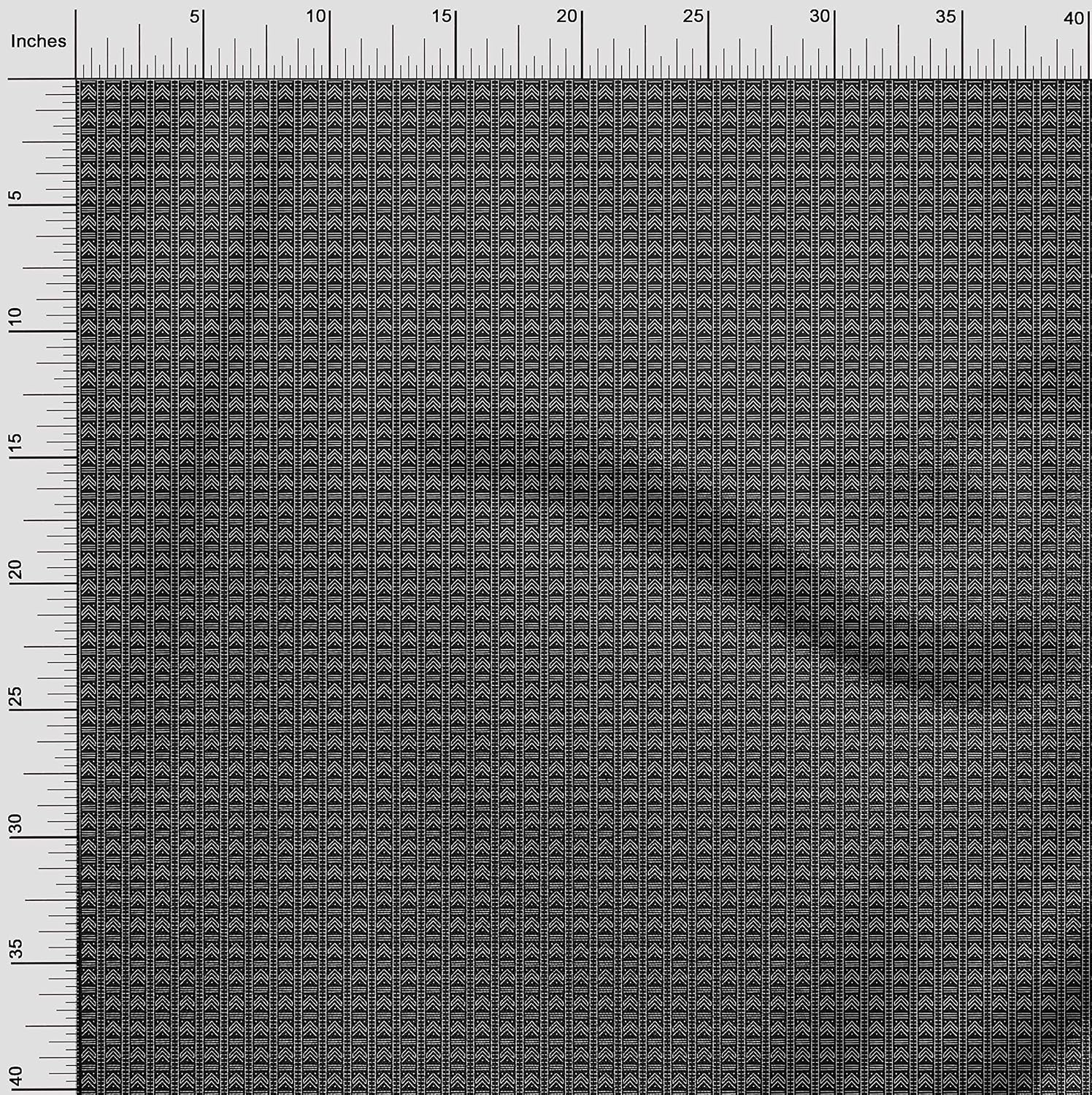 oneOone Cotton Flex Black Fabric Tribal Craft Projects Decor Fabric Printed by The Yard 40 Inch Wide-4359