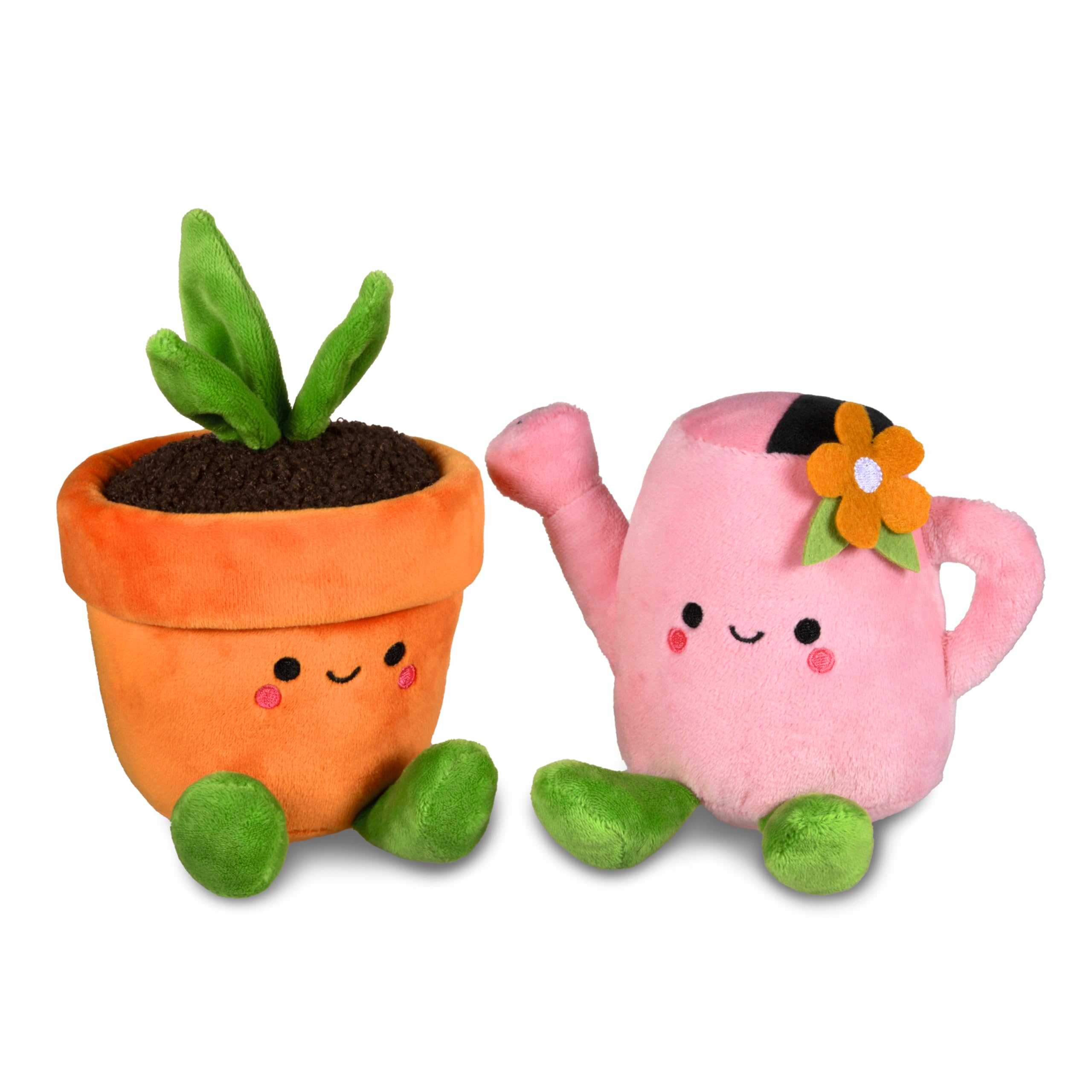 Hallmark Better Together Watering Can and Plant Plush Pair, Set of 2