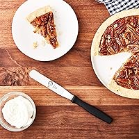 Vista 4 de Mercer Culinary Espátula offset, 4.5 pulgadas, acero inoxidable, negro