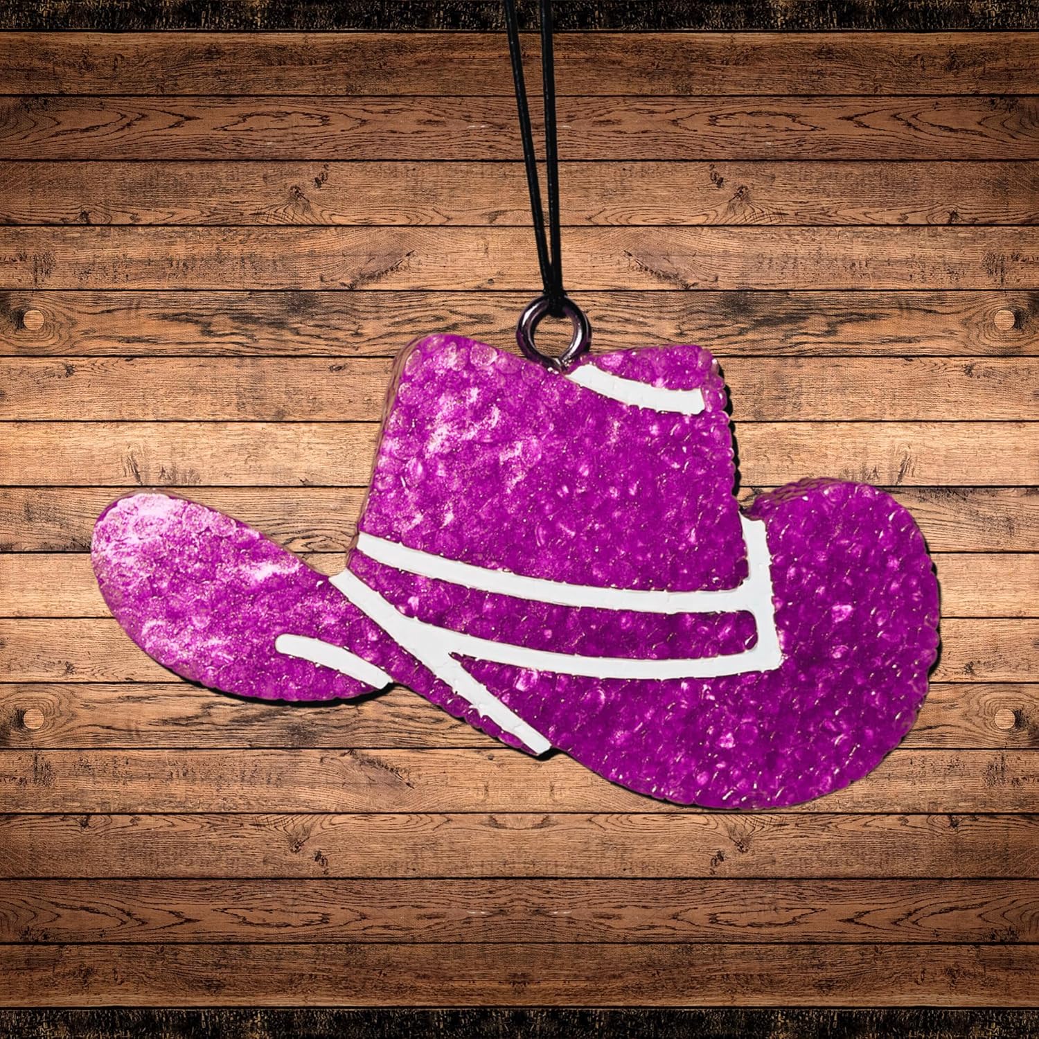 Cowboy Hat Big Car Freshie Silicone Mold | 3x5.7” for Scented Aroma Beads Car Candle, Soap Oven Safe to Bake Heat Resistant Boot, Smiley Face, Disco