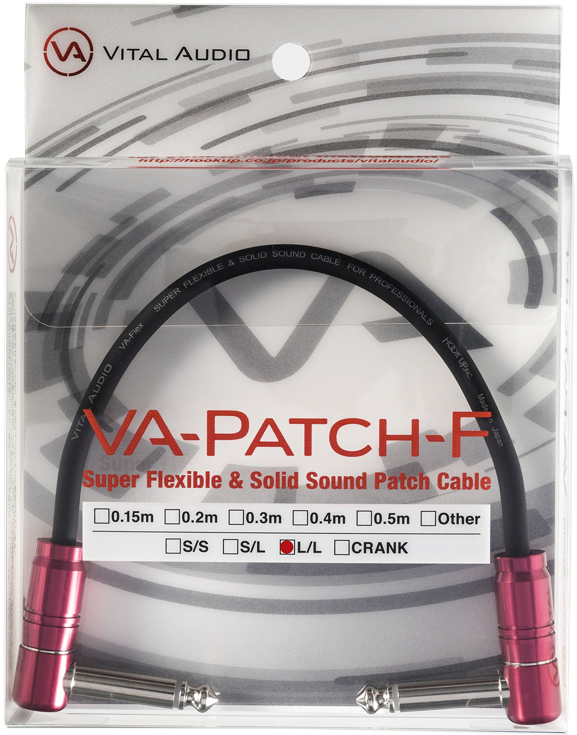 Vital Audio パッチケーブルコード5本セット Amazon | Vital Audio VA-Patch-F-0.2m L/L 高品位新素材パッチ