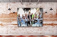 Vista 6 de SpiritualHands Póster de Lionel Messi, lienzo artístico de pared de Messi Argentina, carteles de fútbol de Leo Messi para dormitorio de niños