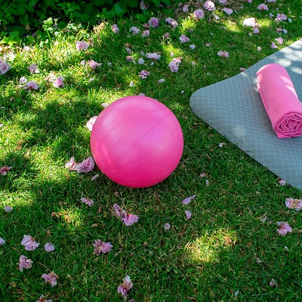 TRIXES 20cm Pink Pilates Strengthening Ball