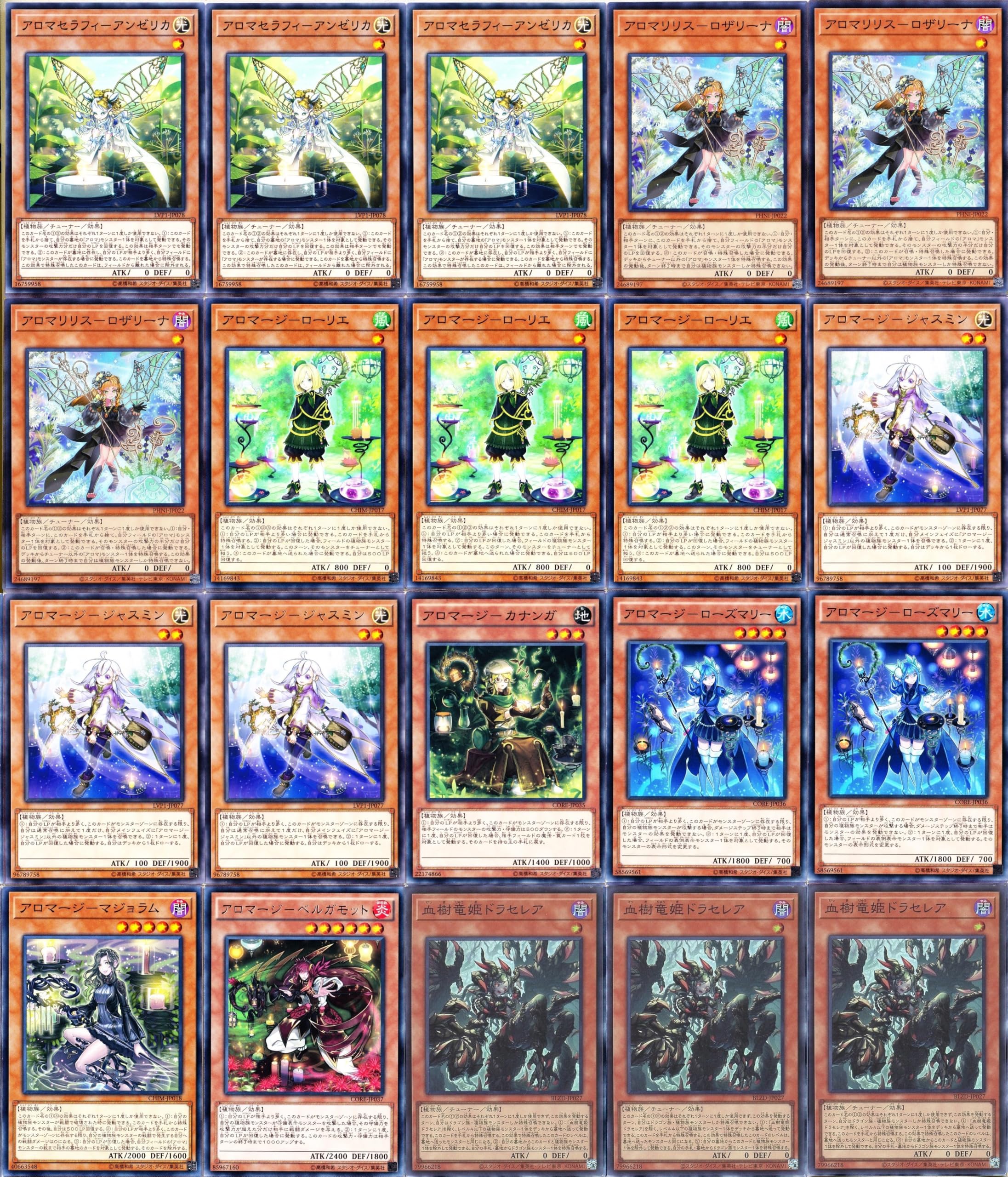 Amazon.co.jp: アロマージデッキ アロマデッキ 55枚 血樹竜姫