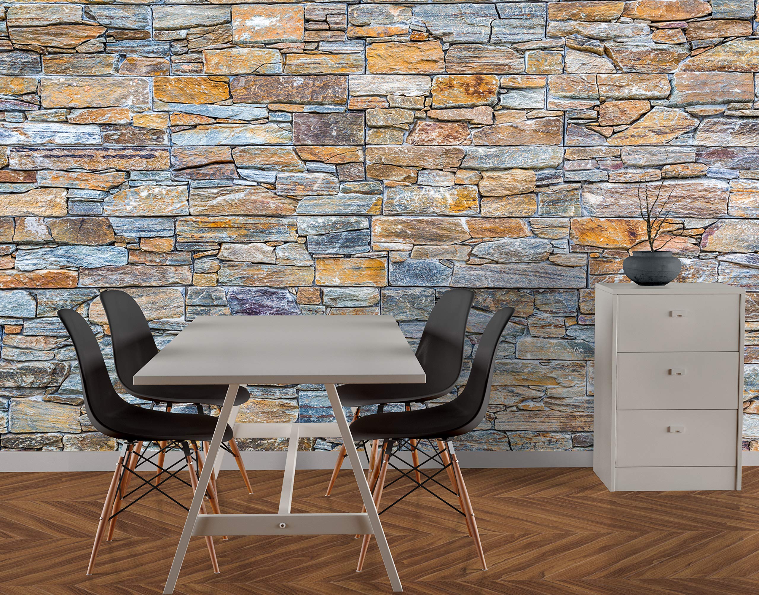 Decor Production Self Adhesive Wallpaper Wall Sticker for Home Decor, Living Room, Bedroom, Hall, Kids Room, Play Room (PVC Vinyl, Water Proof 40 sq.ft) 16x90 Inches Each Strip (B08GJ14SPZ) Amazon Price History, Amazon Price Tracker