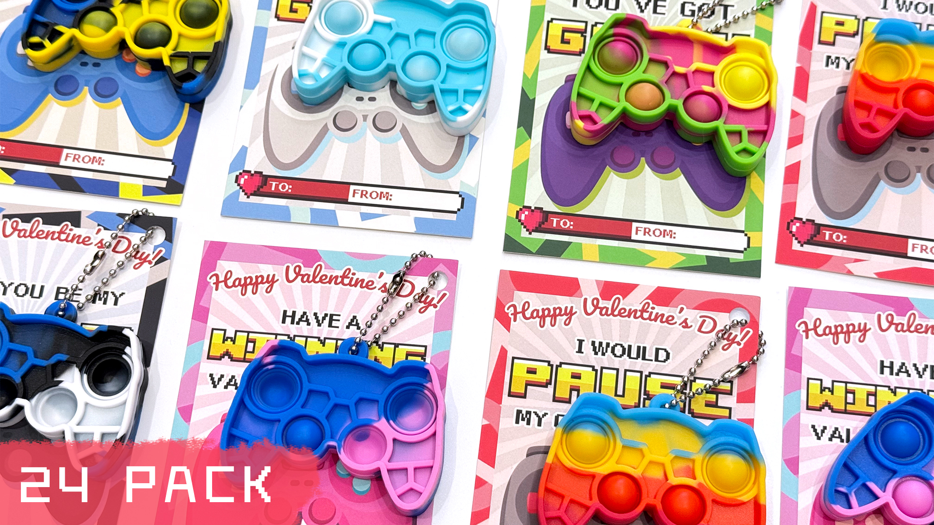 Amazon.com: Ohjijinn 24 Packs Valentines Day Gifts for Kids, Mini