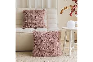 Cozy Comfort: Home Brilliant Dusty Pink Throw Pillows