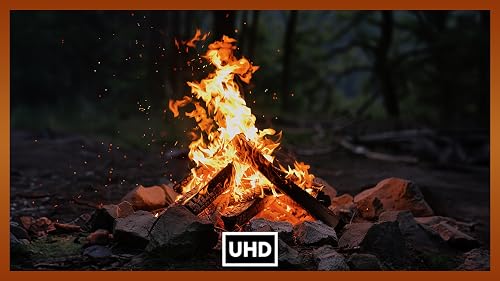 Écran Ambiant Feu de Camp : Ambiance Chaleureuse avec Crépitements Relaxants – vue 7