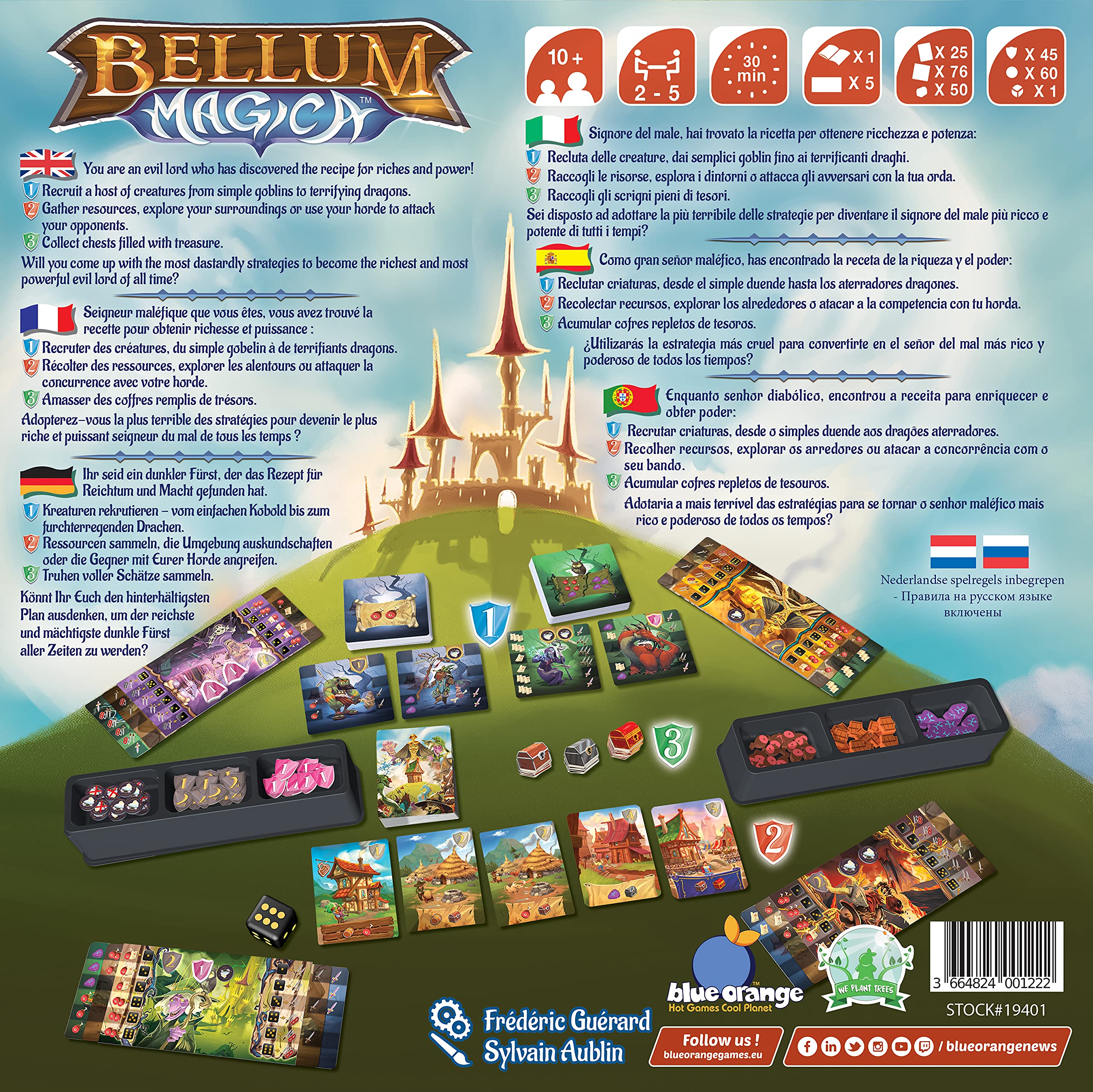 Blue Orange Bellum Magica Jeux de Société