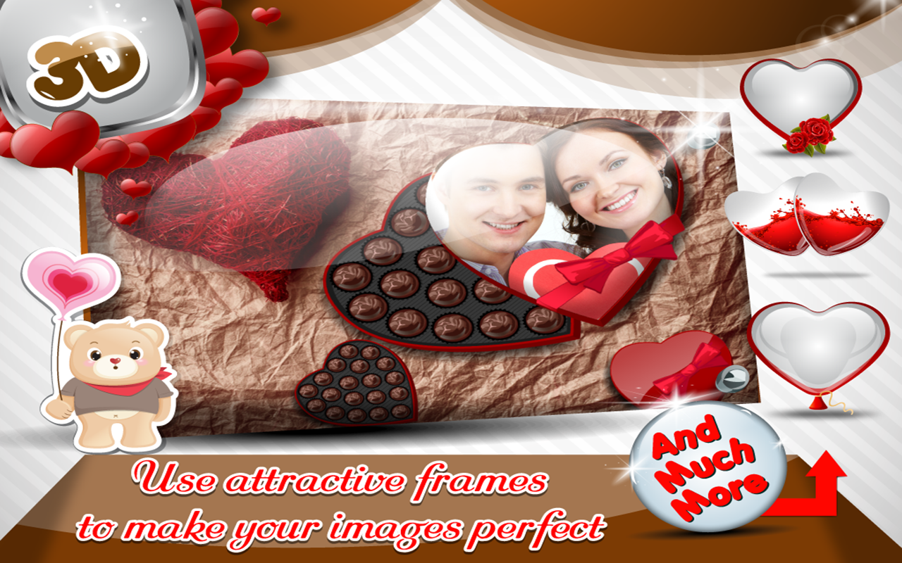 3D Love Photo Frames App on Amazon Appstore
