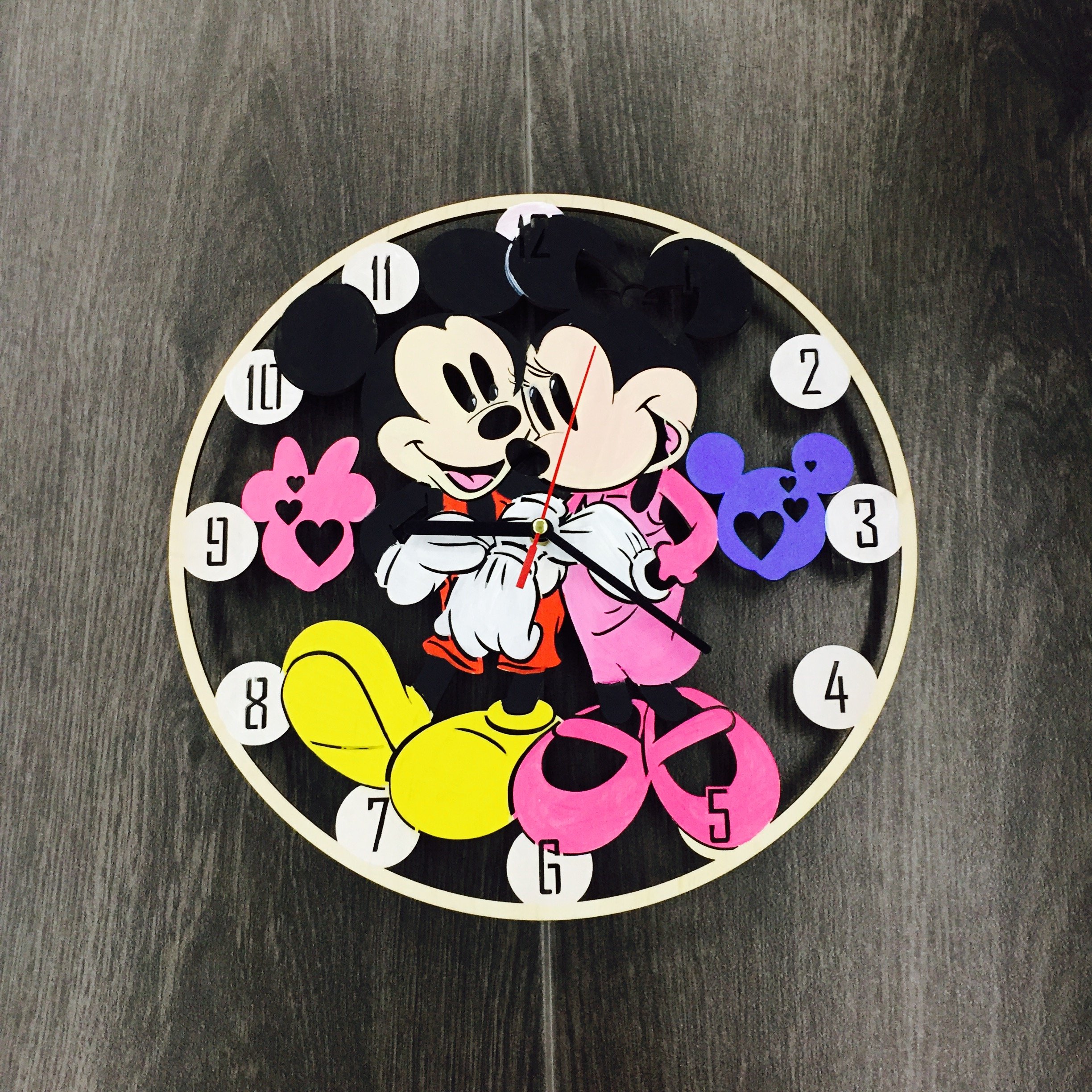 Amazon.co.jp: Painted Mickey Mouse 描きましたミッキーマウス木製
