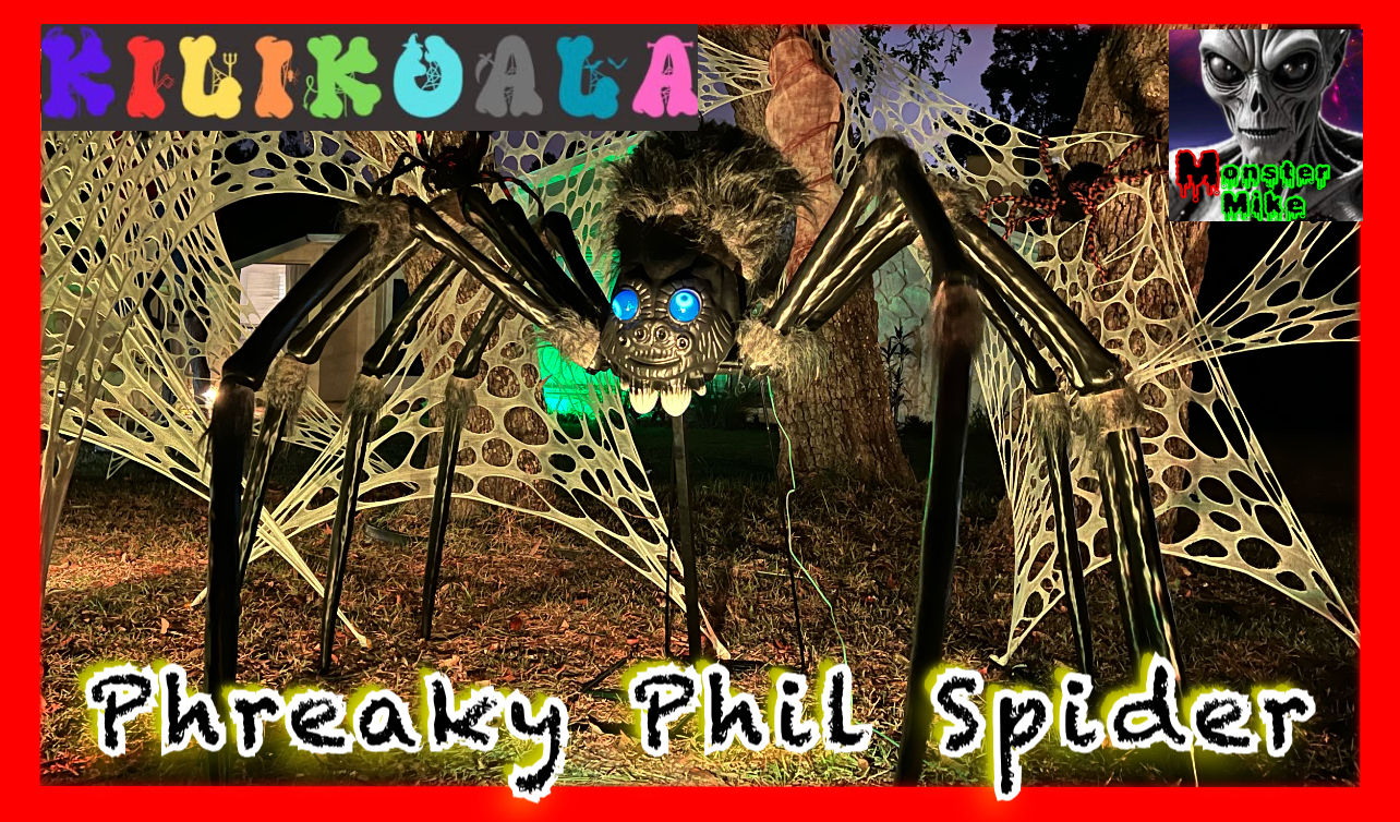 Watch Giant spider animatronic Phreaky Phil. on Amazon Live