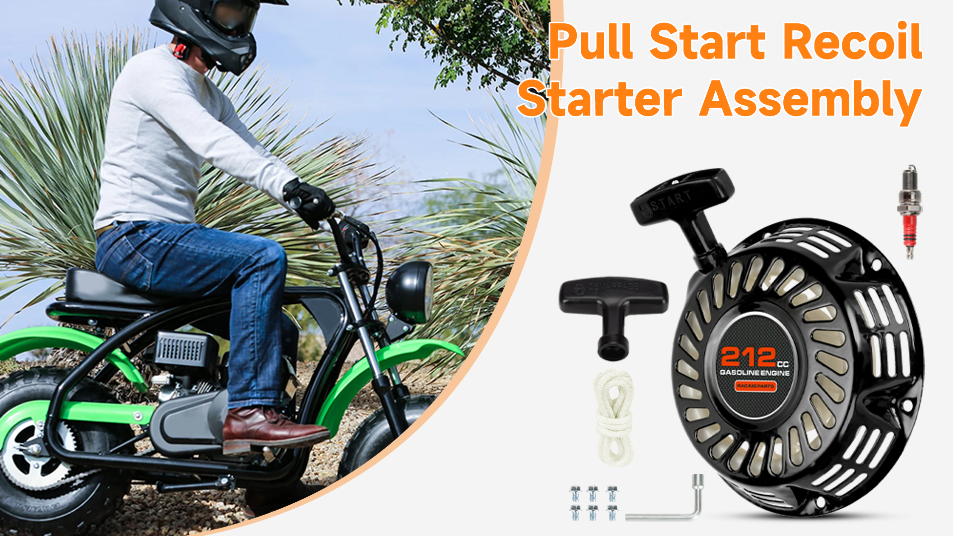 Amazon.com: FVRITO 212cc Pull Start Assembly for Predator 212