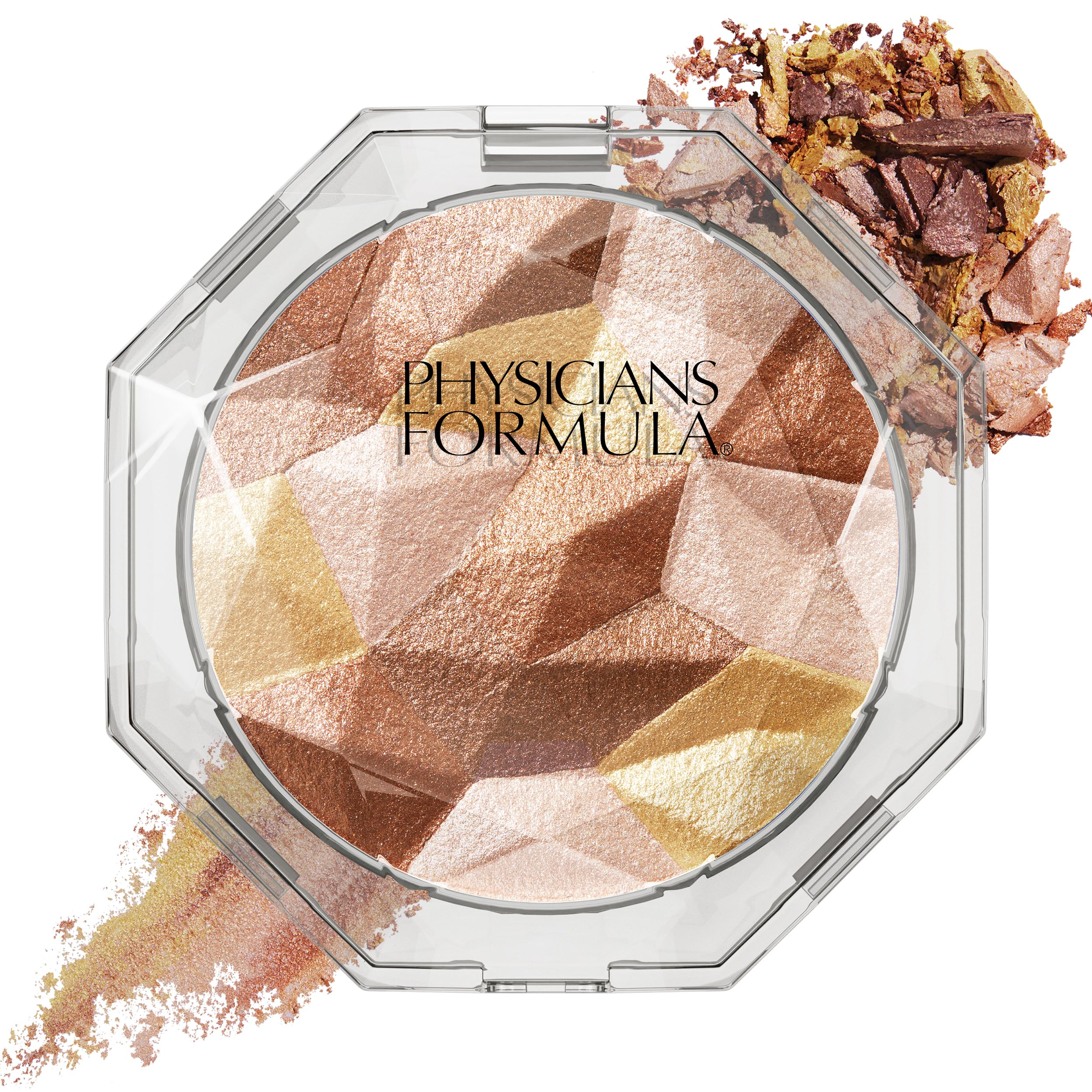 Physicians Formula Mineral Wear Diamond Dust, Vitamin E Mineral Weightless Powder and Serum Hybrid, Warm Radiant Finish, Vegan, Talc-Free, Cruelty-Free - Luminous Bronzer