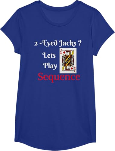 Miniatura 27 de I Have 2-eyed Jacks Lets Play una tarjeta Junta Game playera Fun, hombre 3XL, Azul (Heather blue) Negro,Azul Marino,Asfalto,Azul