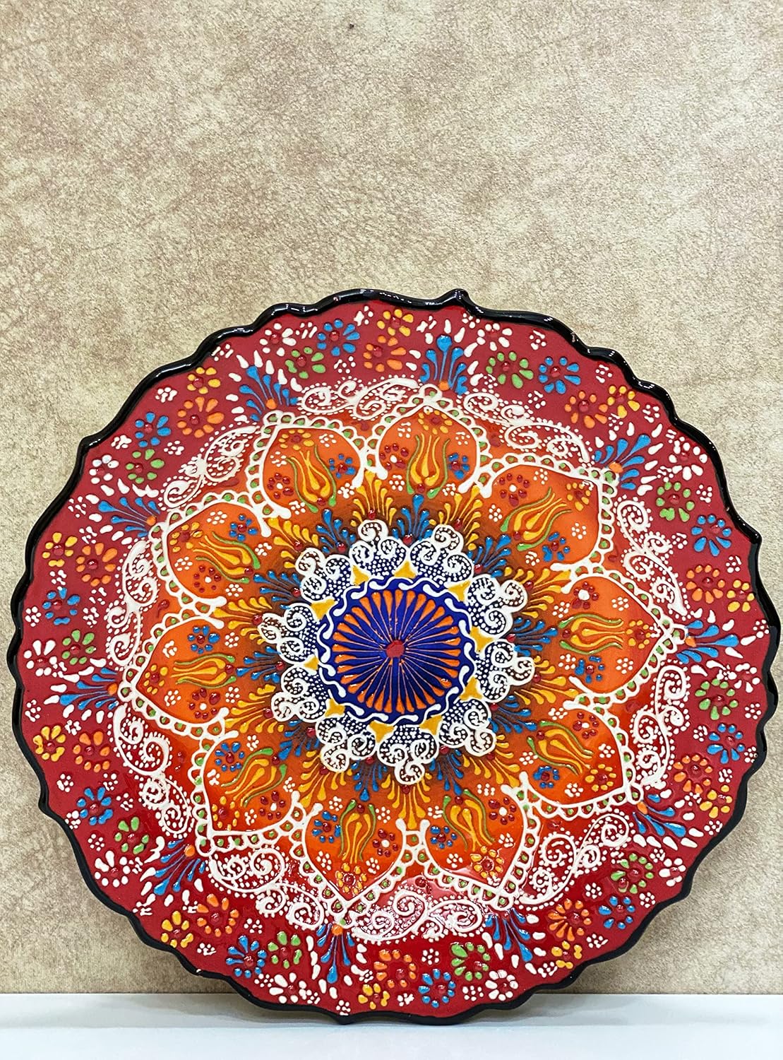 Traditional Turkish Ceramic Plate 12
