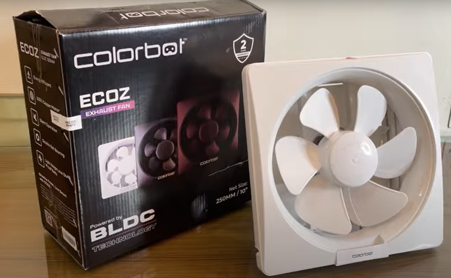 Color Bot Fan Watch Unboxing Colorbot Ecoz BLDC Exhaust Fan on Amazon Live