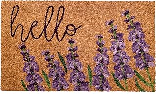 Calloway Mills AZ106011729 Indigo Hello Doormat, 17