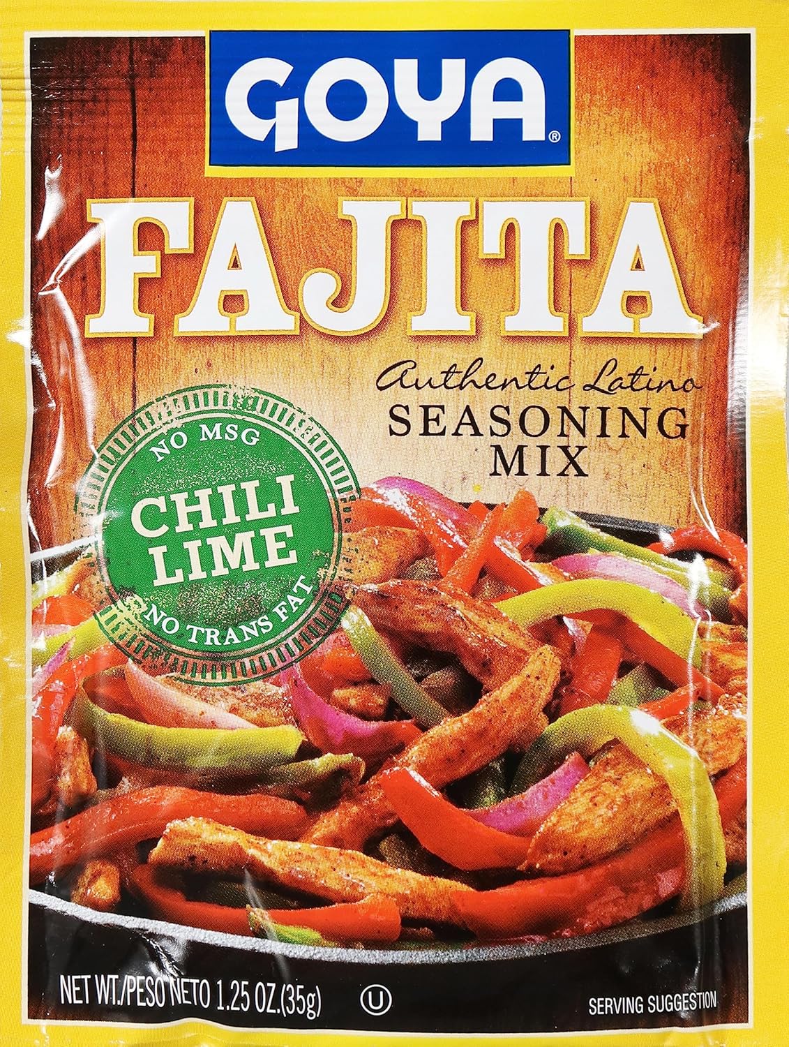 Goya Foods Fajita Seasoning Mix, 1.25 Ounce (Pack of 24)